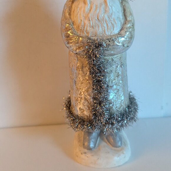 NWT Charming Vintage Santa Claus Christmas Belsnickel Tinsel Holiday Home Decor - Picture 5 of 15